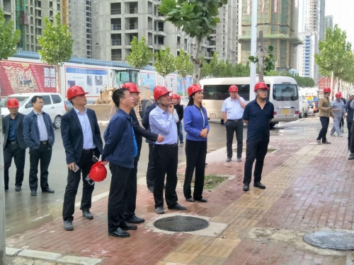 【领导关怀】荥阳市副市长邢留印一行赴人生就是搏集团碧桂园龙城实验学校项目调研指导